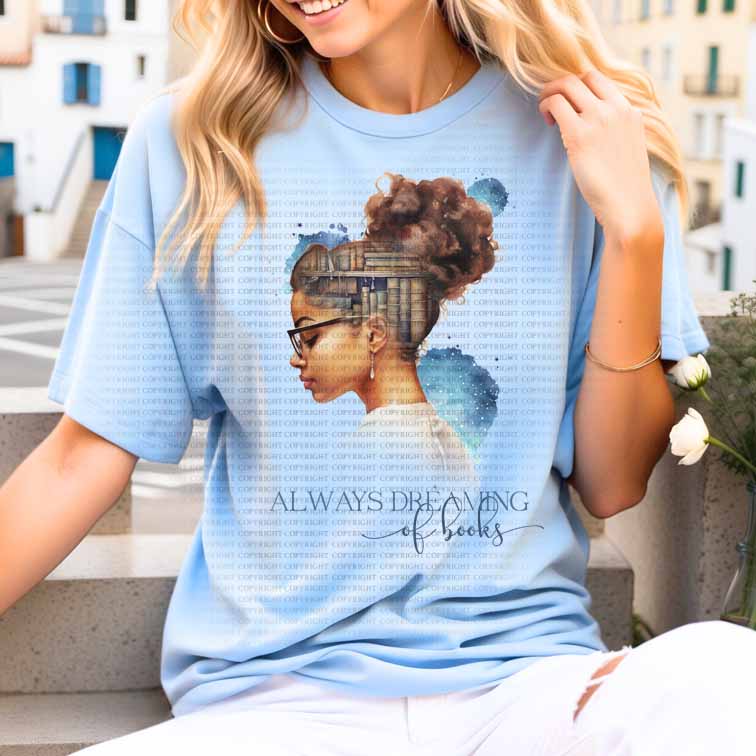 Always Dreaming of Books - Black Ethnic