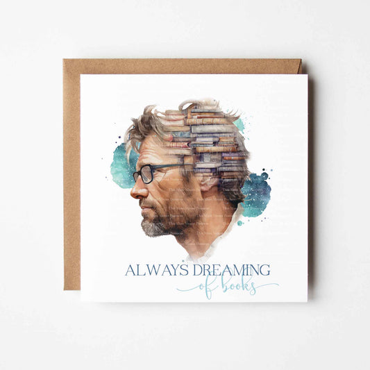 Always Dreaming of Books - Man Grey Blonde