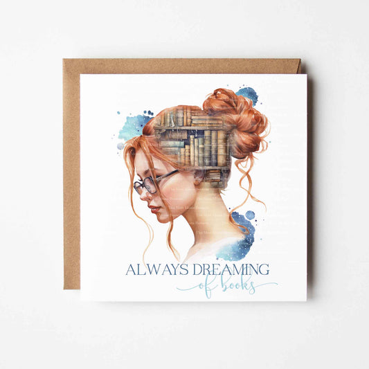 Always Dreaming of Books - Red Head