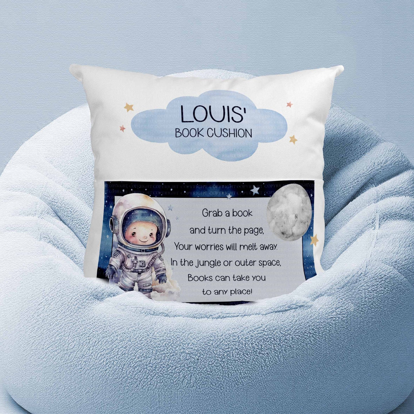 Astronaut Boy Moon Tin