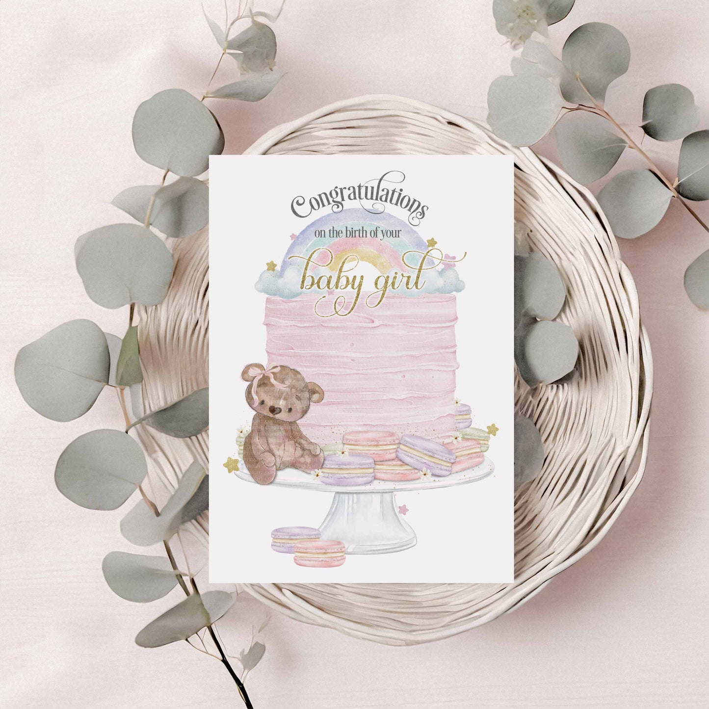 Baby Girl Cake