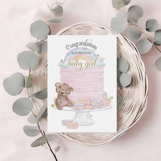 Baby Girl Cake
