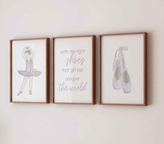 3 Frame Ballerinas