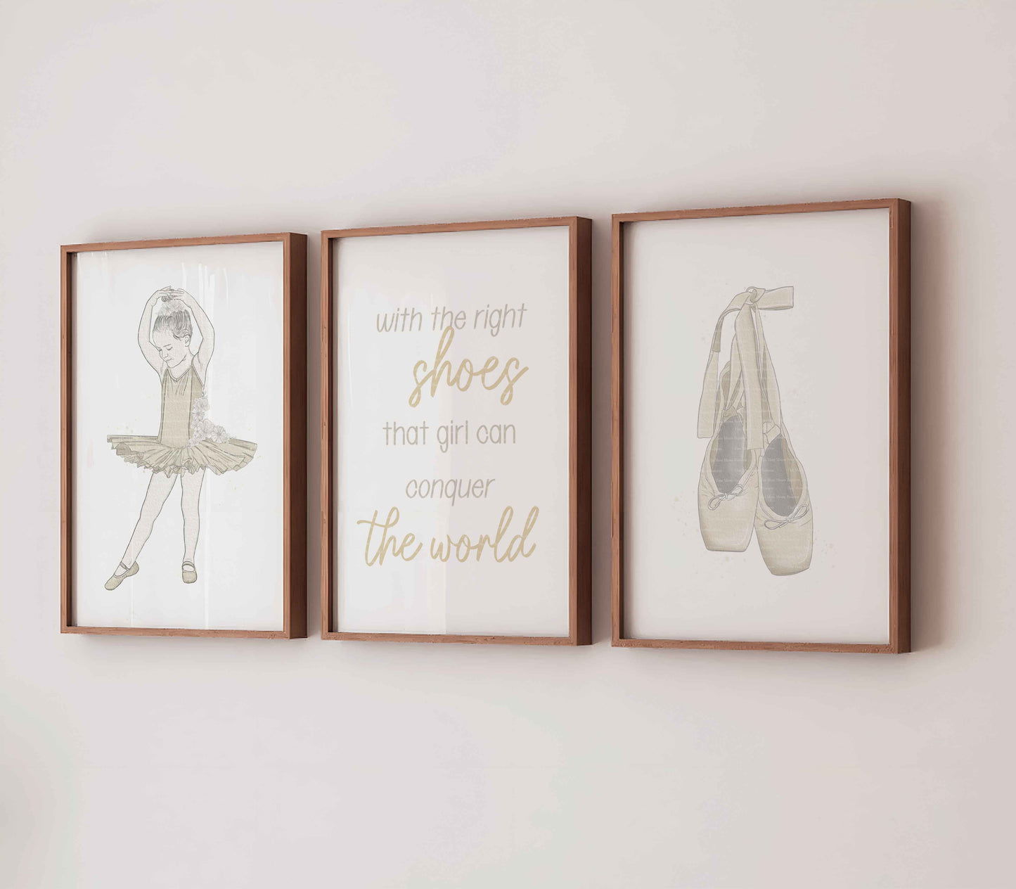 3 Frame Ballerinas