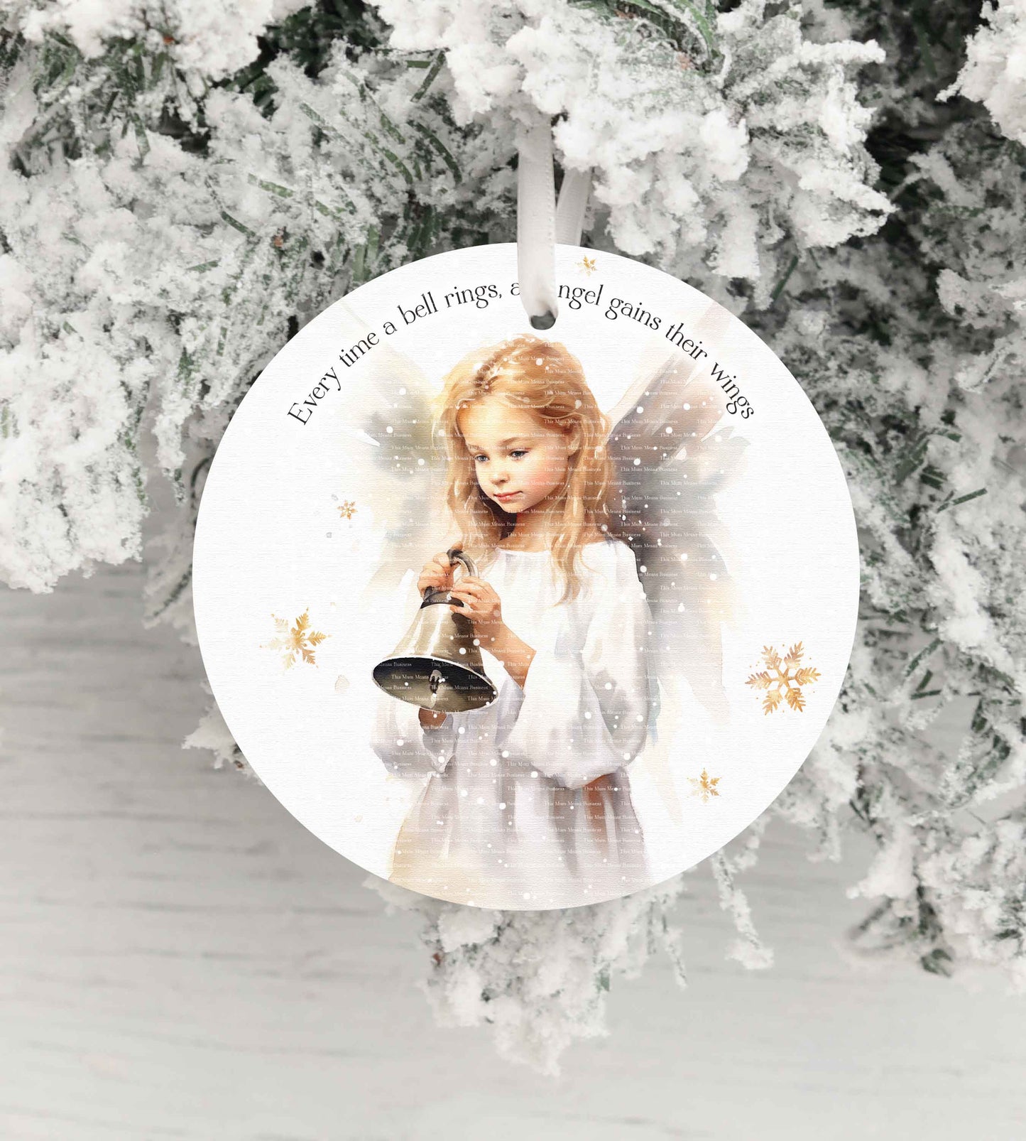 Angel Wings Little Girl Bell