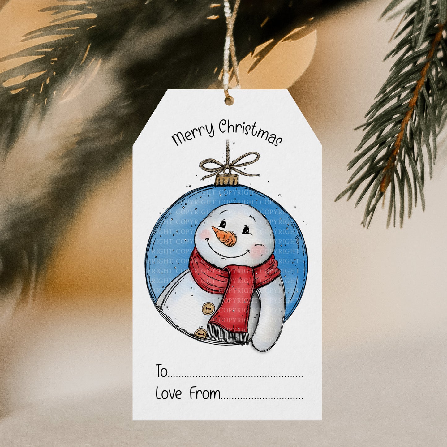 Snowman Baubles
