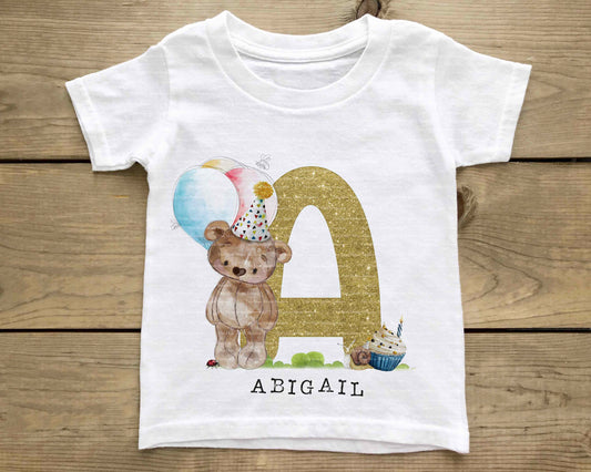 Birthday Party Bear Alphabet