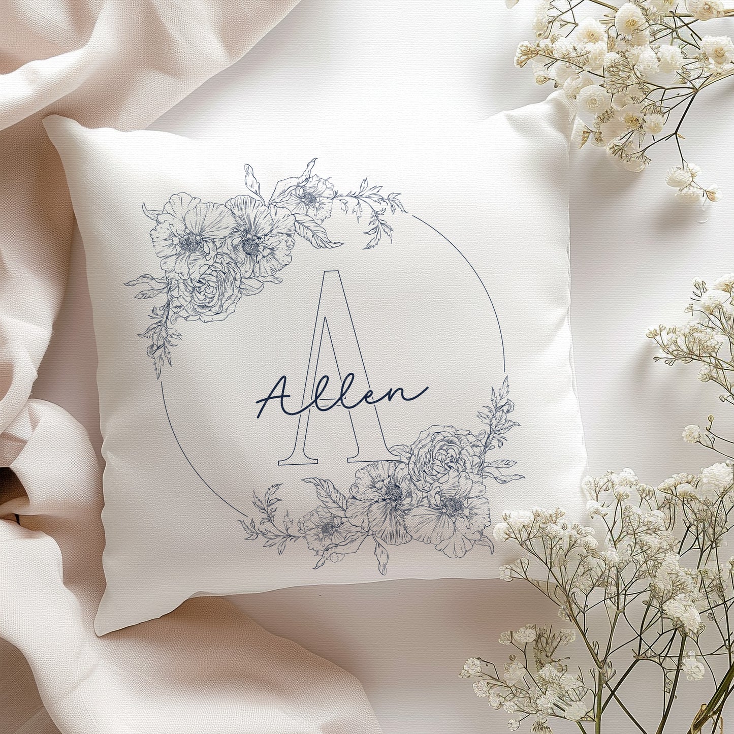 Blue Floral Bouquet Mini Set