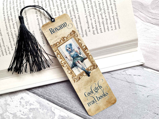 Blue Moon Moodswing Girl Bookmark
