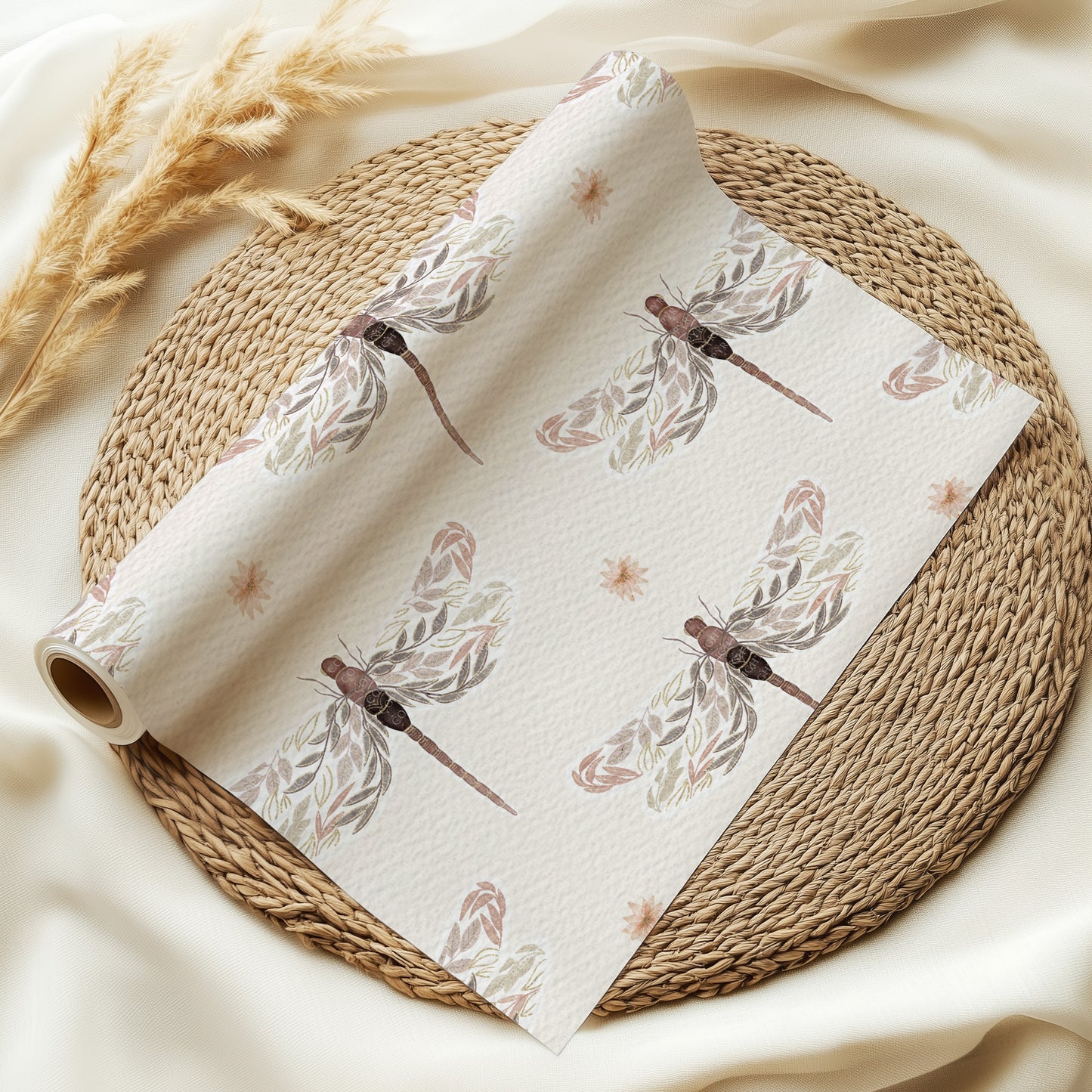 Boho Dragonflies Pattern & Dragonfly