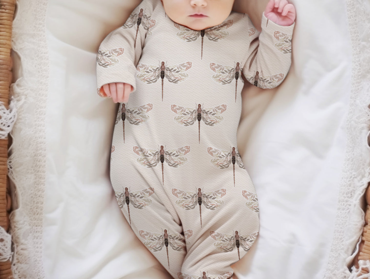 Boho Dragonflies Pattern & Dragonfly