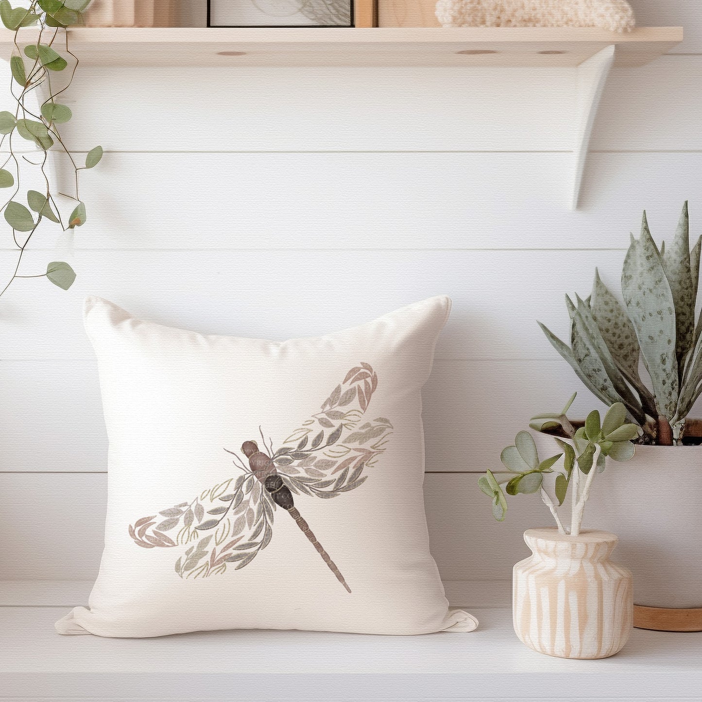 Boho Dragonflies Pattern & Dragonfly