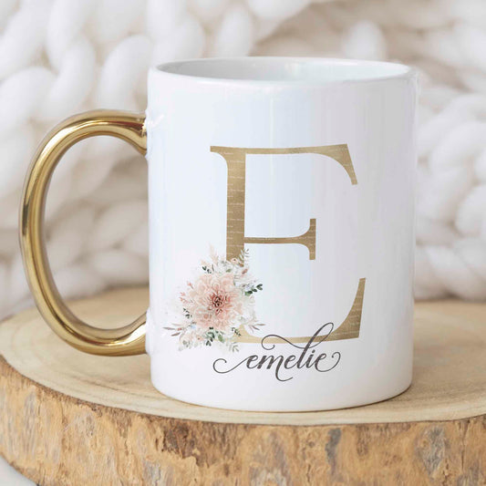 Boho Peach Wedding Filigree Alphabet