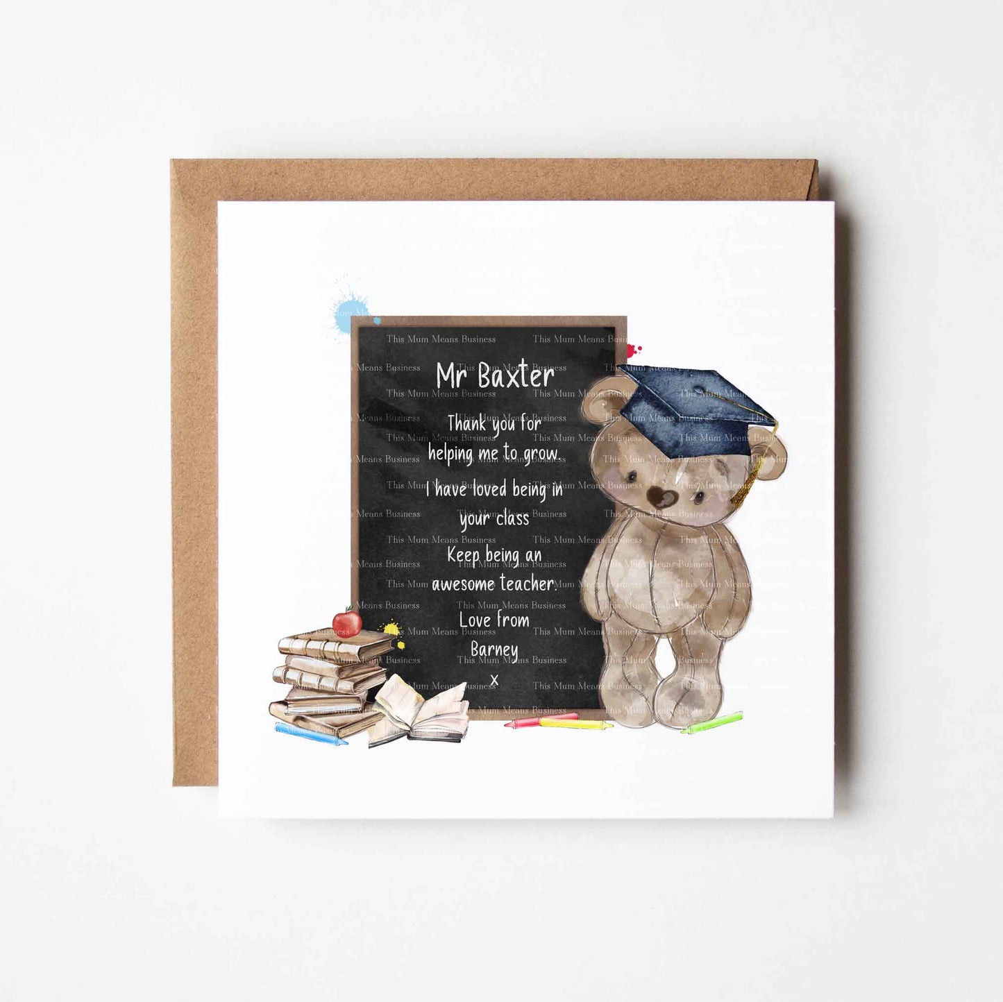 Boy Teacher Bears