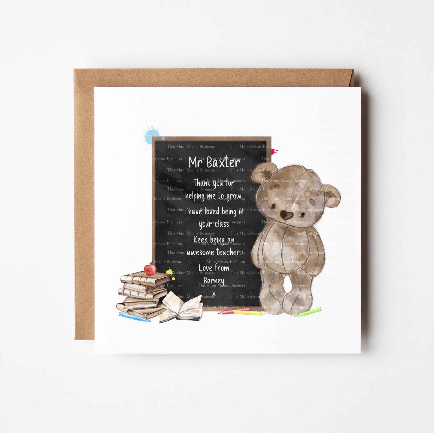 Boy Teacher Bears
