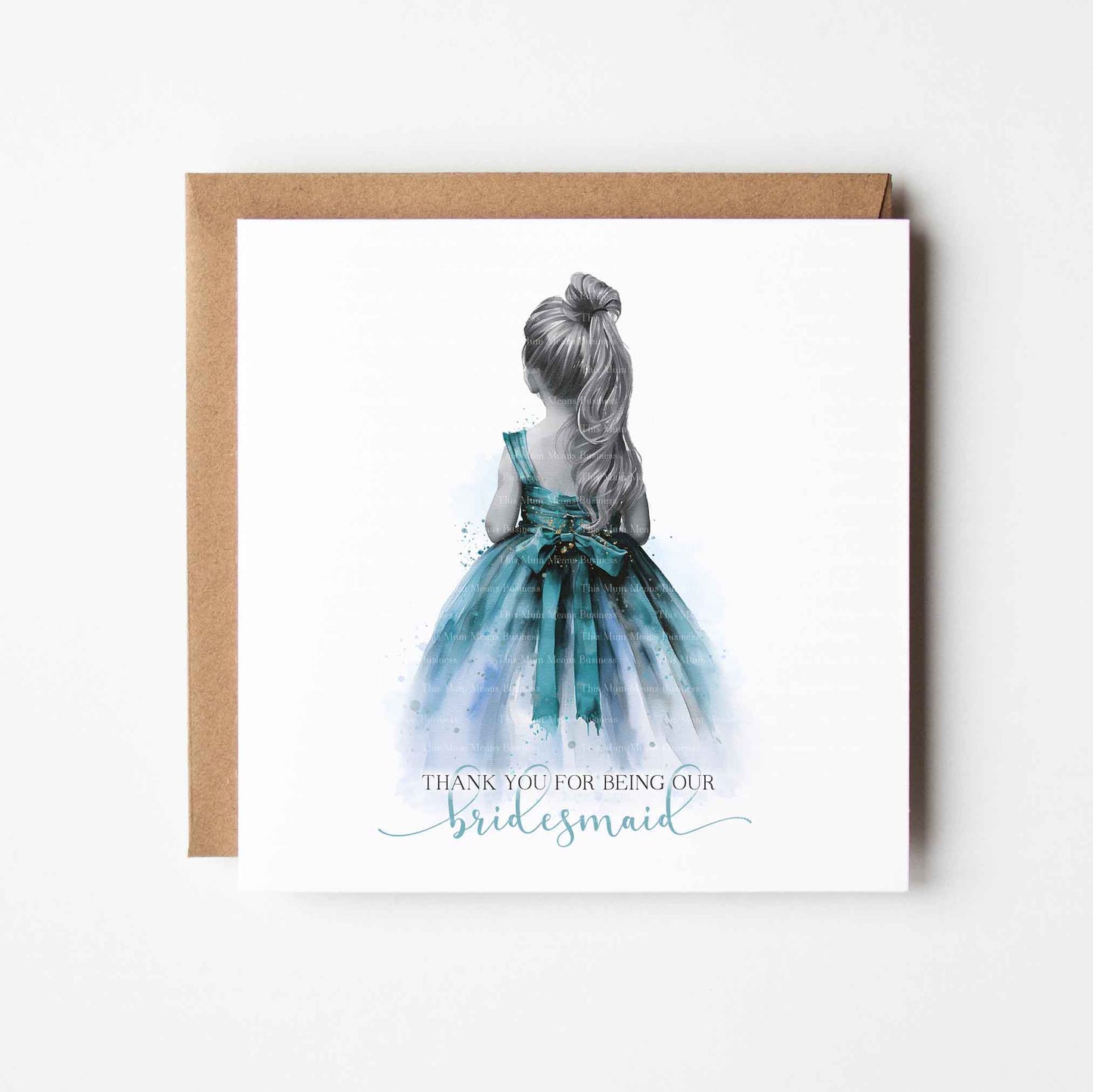 Bridesmaid Thank You Watercolour