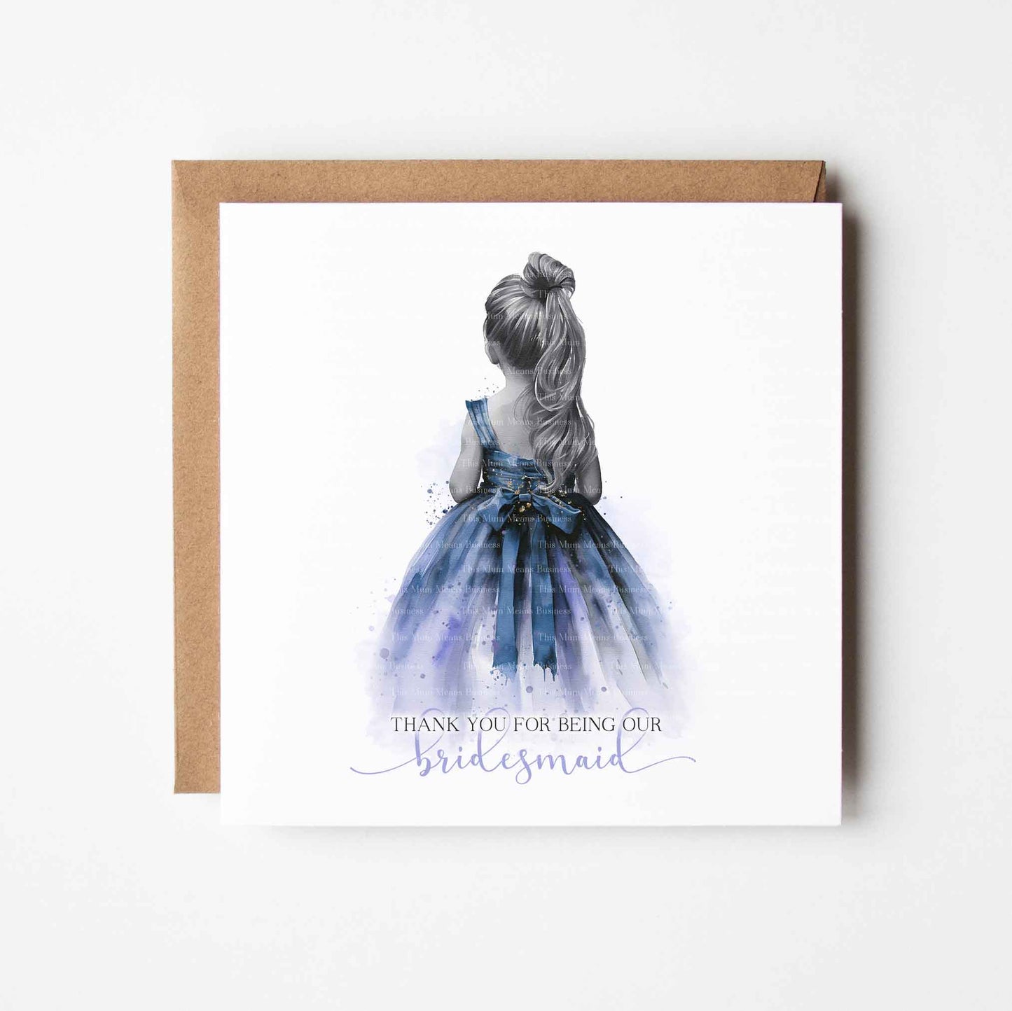 Bridesmaid Thank You Watercolour