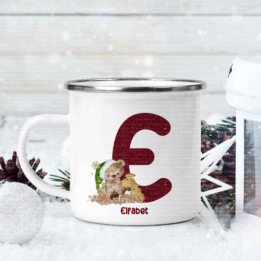 Brown Bear Christmas Elfabet Alphabet