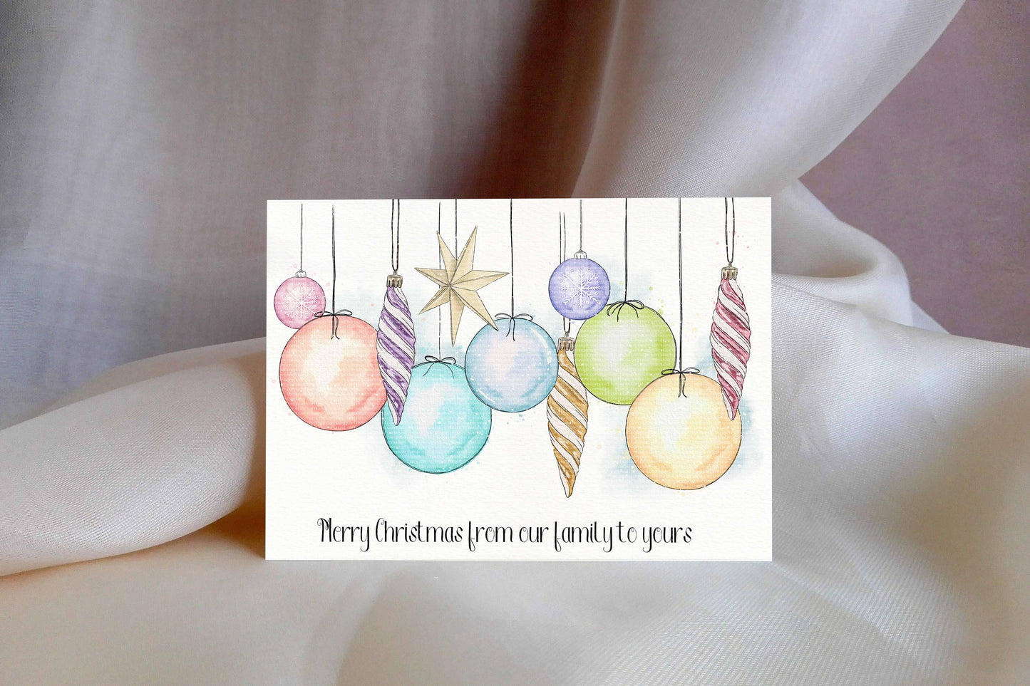 Christmas Baubles Rainbow