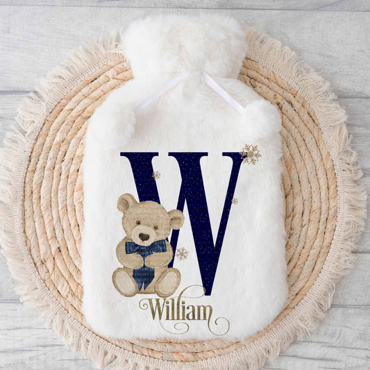 Christmas Bear Alphabet - Navy