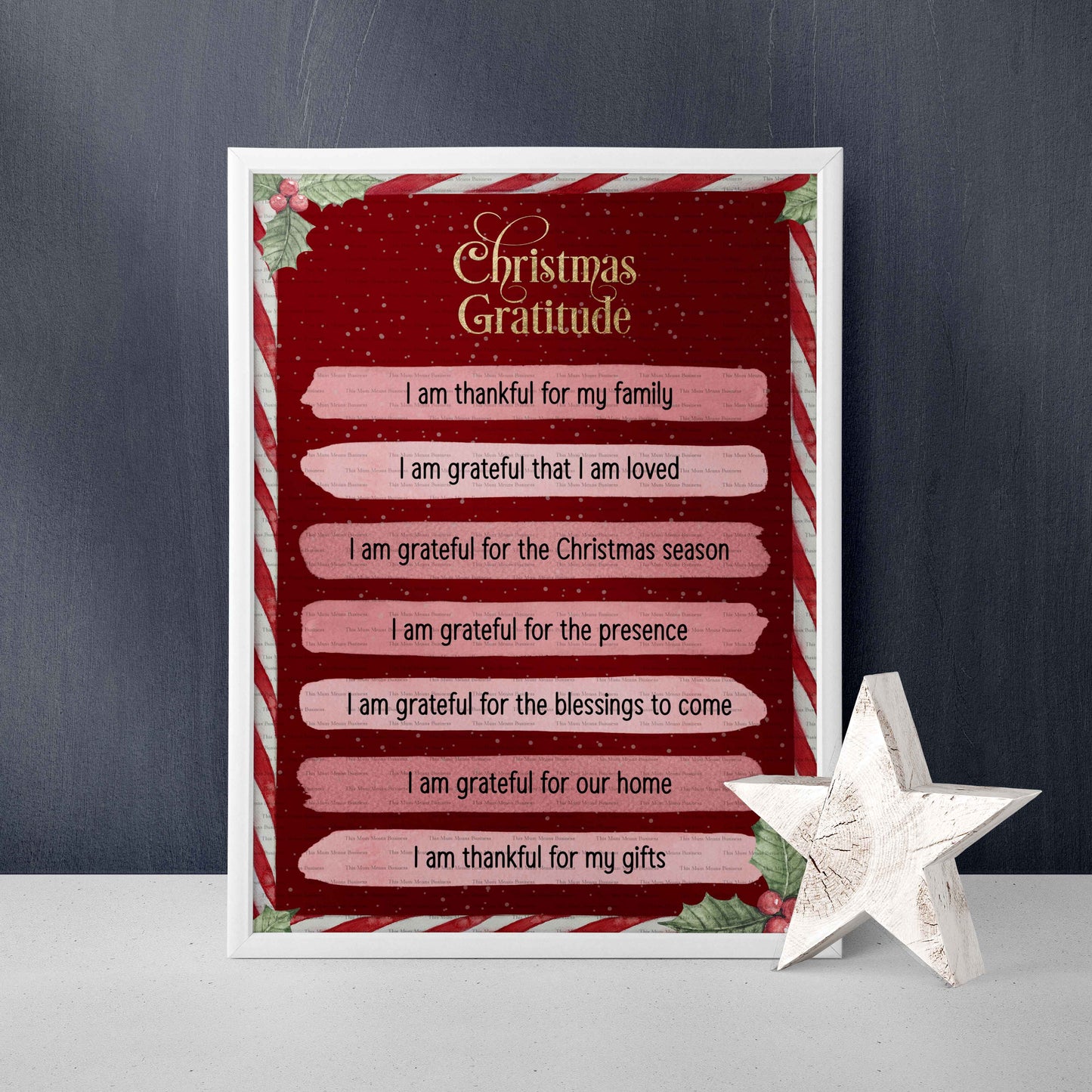 Christmas Gratitude Affirmations
