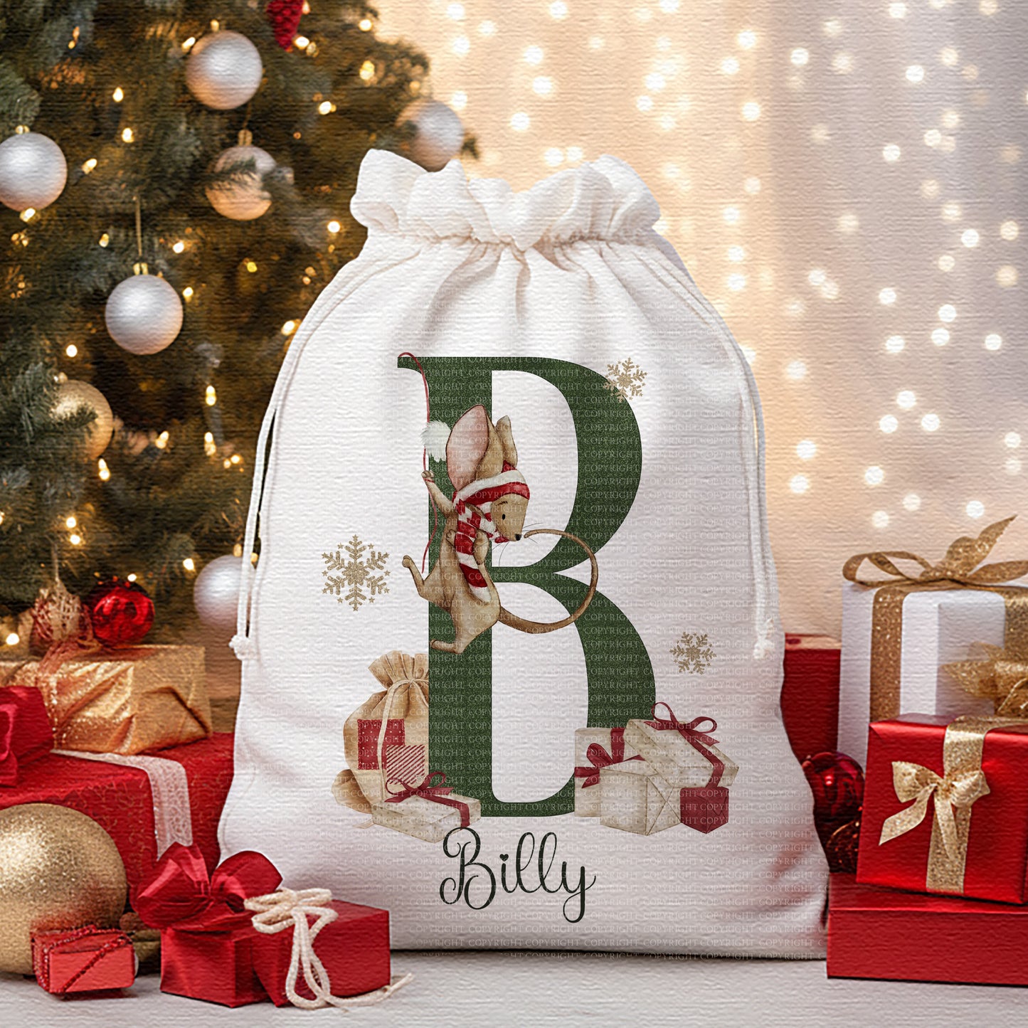 Christ~Mouse Alphabet - Green