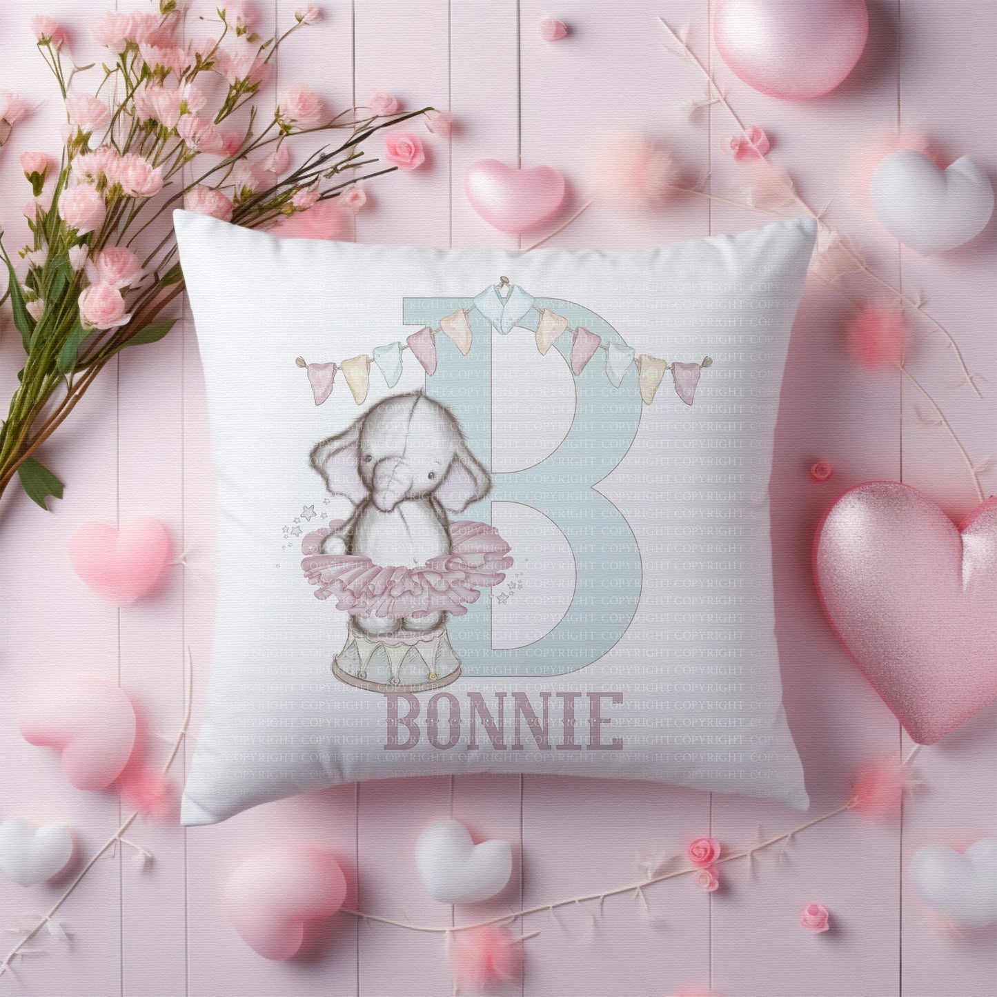 Circus Nelephant Alphabet - Pink Tutu