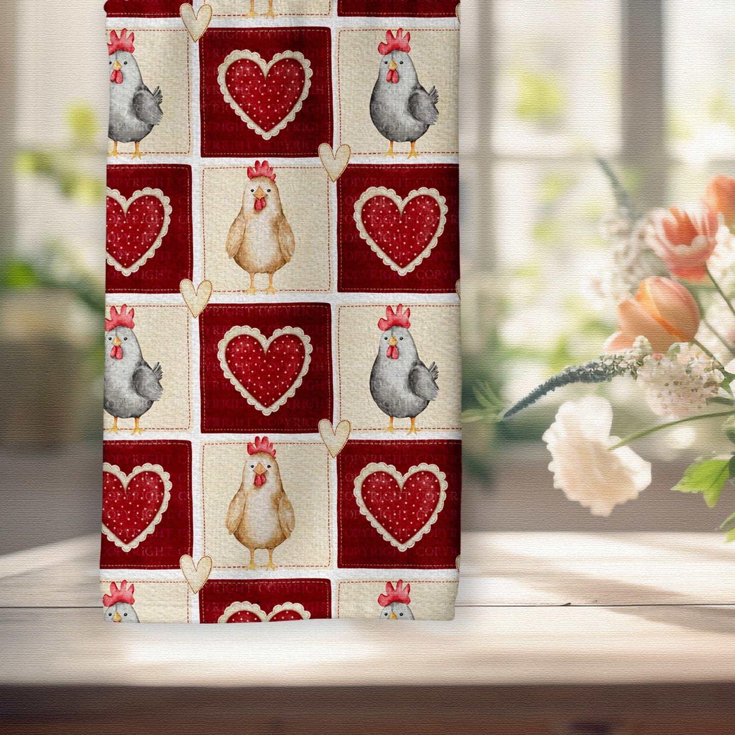 Country Patchwork Chicken Patterns