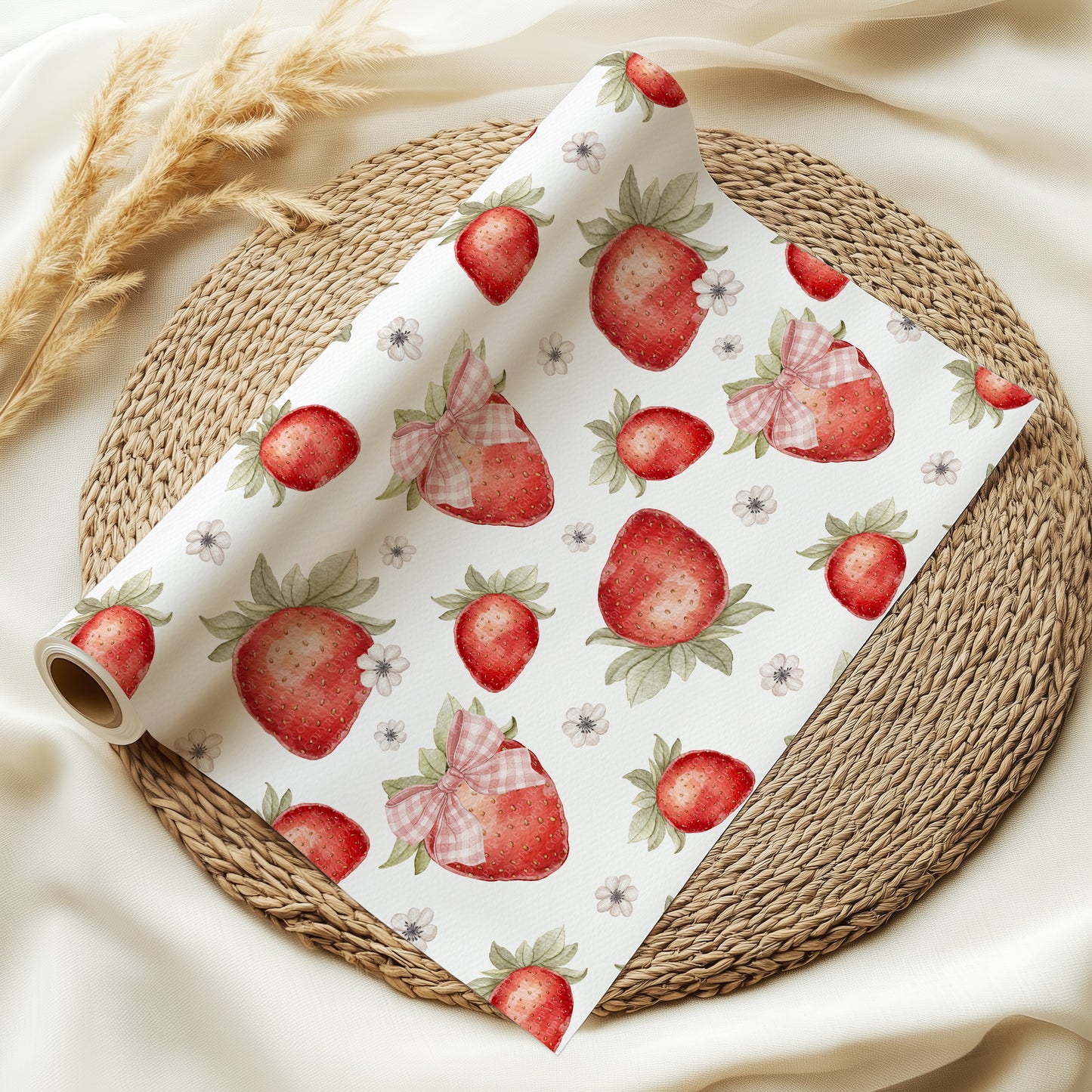 CK Strawberry Patterns & Bow