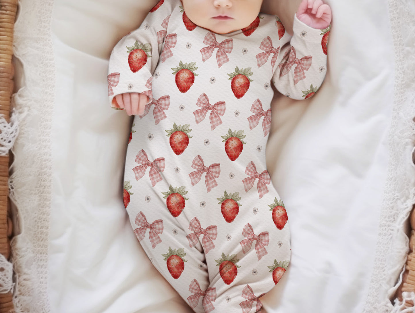 CK Strawberry Patterns & Bow
