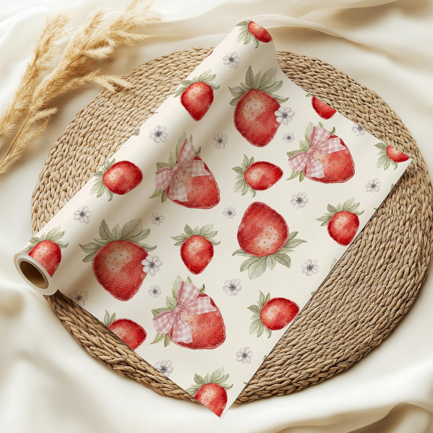 CK Strawberry Patterns & Bow