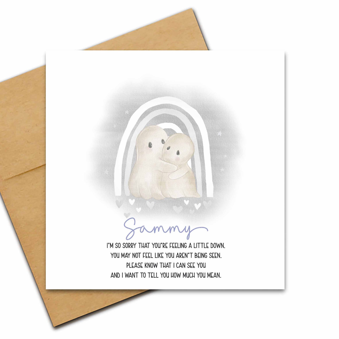 Cuddling Ghosts Cards