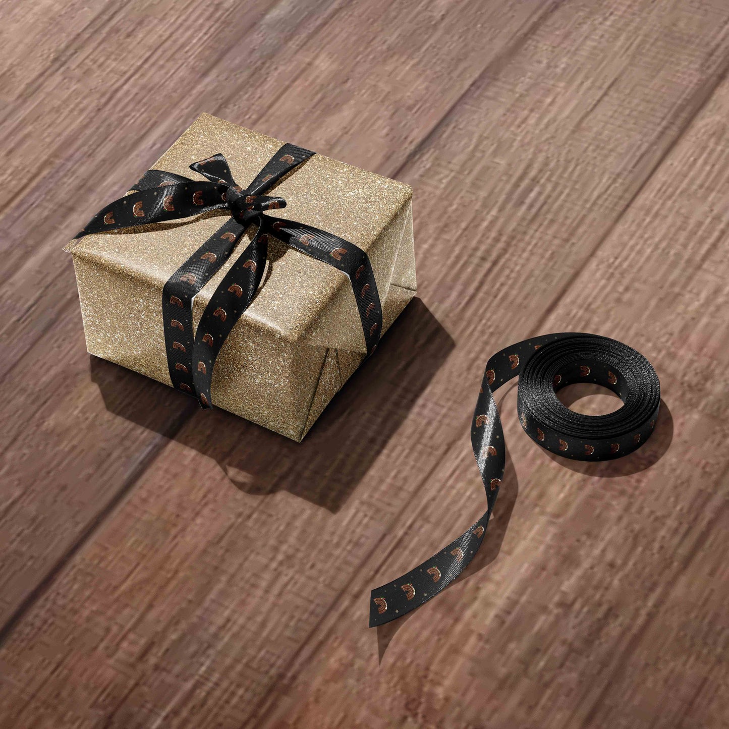 Christmas Pudding Rainbow Pattern & Tags