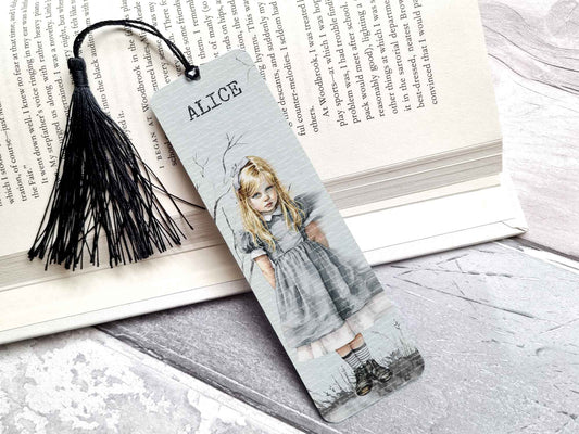 Dark Fairytale Alice Notebook Bookmark