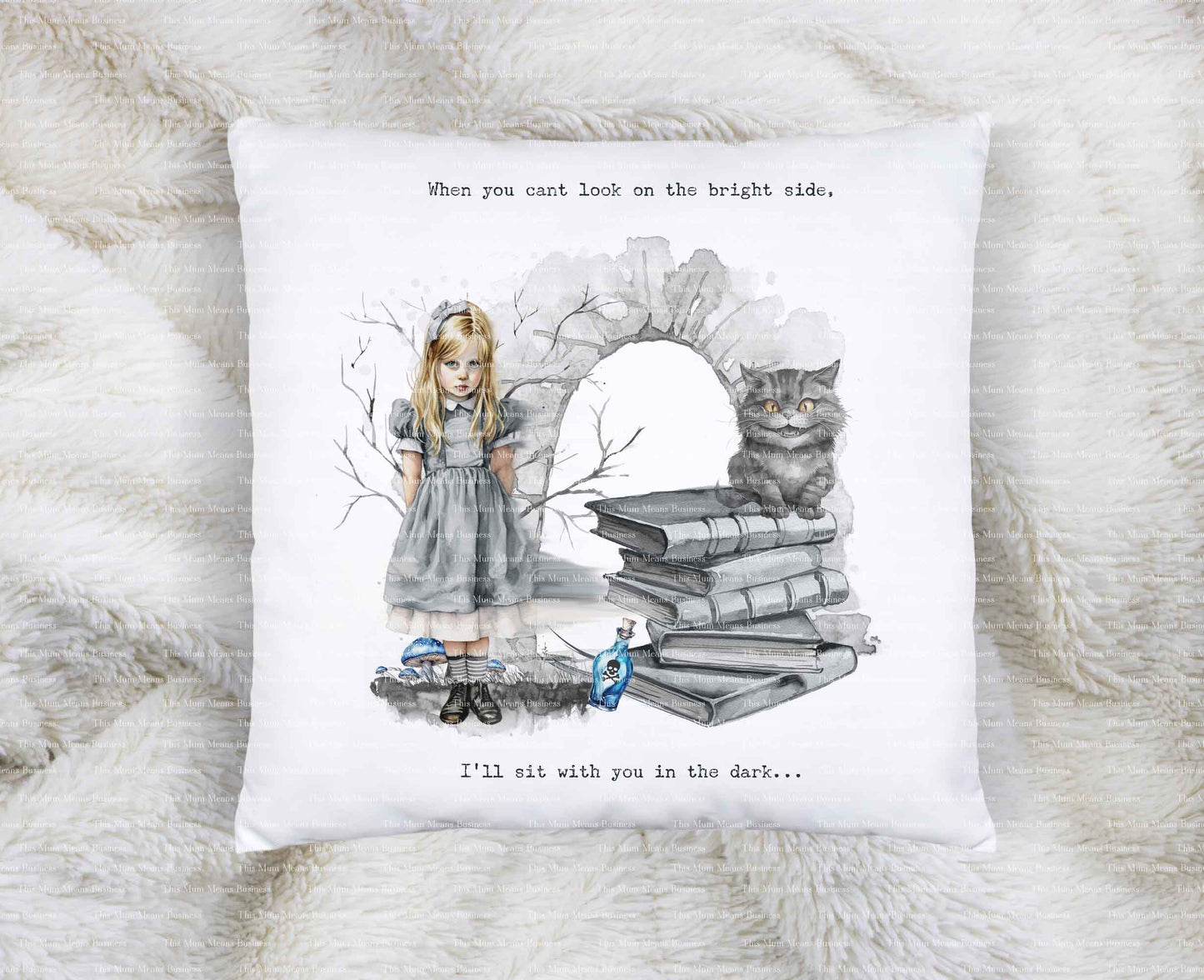 Dark Fairytale Alice Cushion