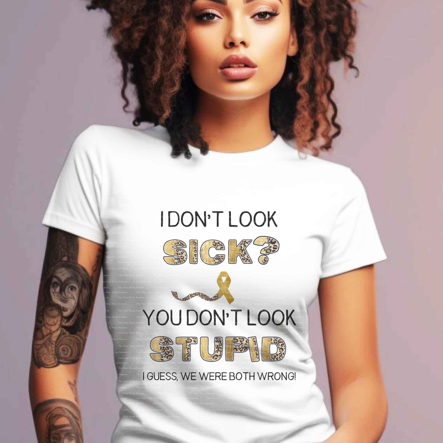 Don't look Sick Text