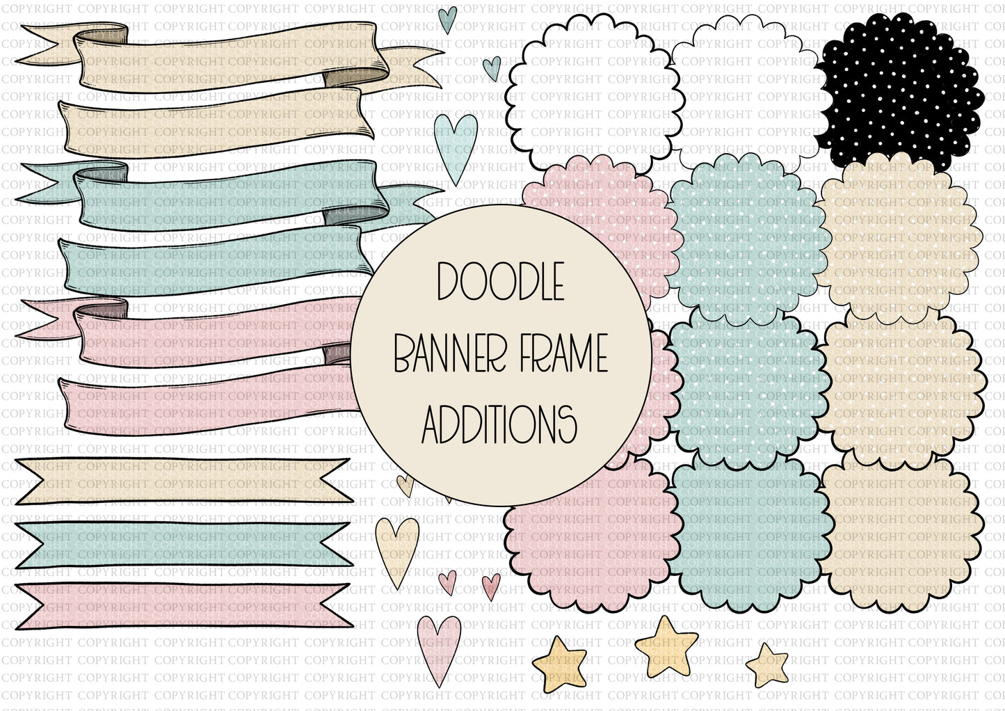 Doodle Banner Frame Additions