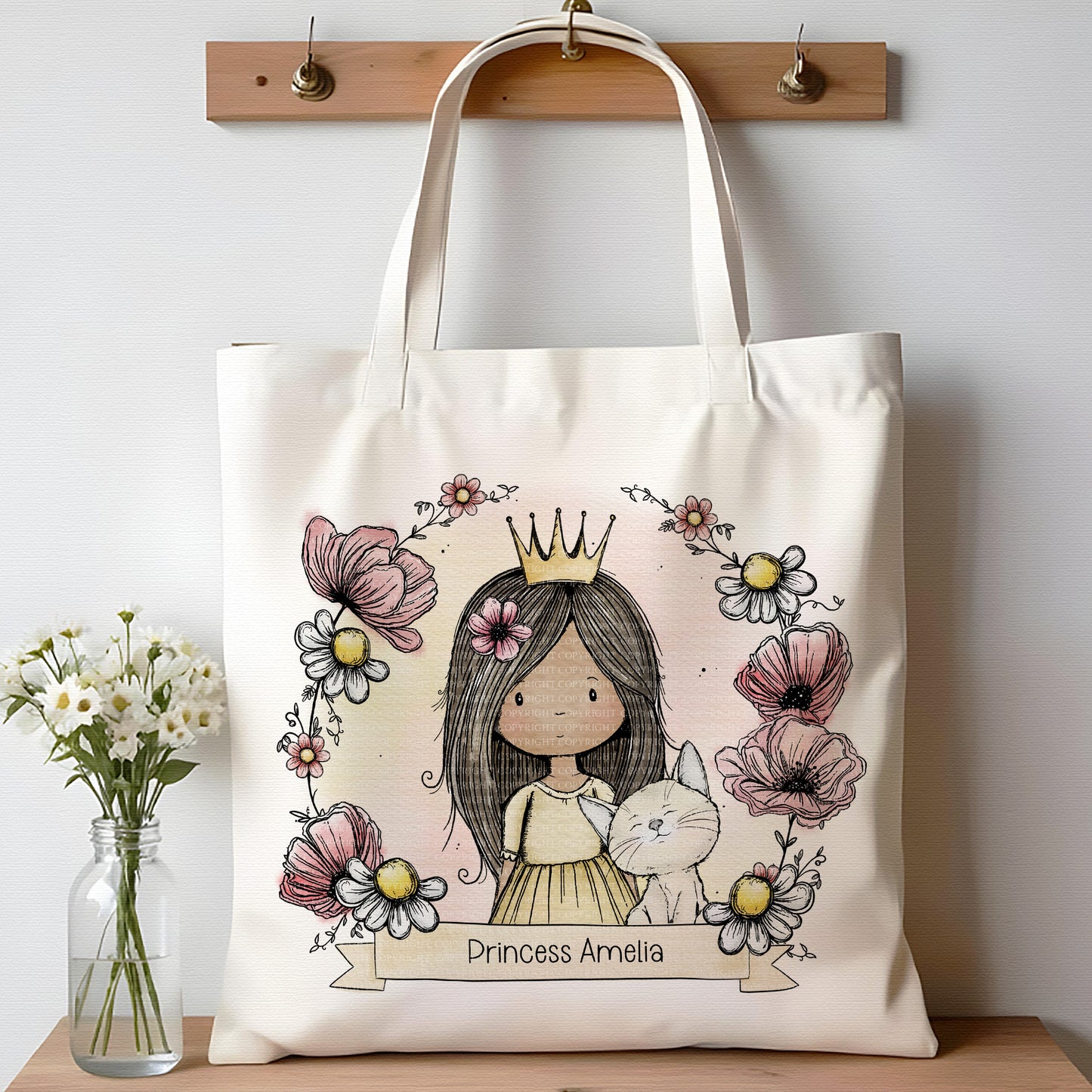 Doodle Princess Frames - Dark Skin