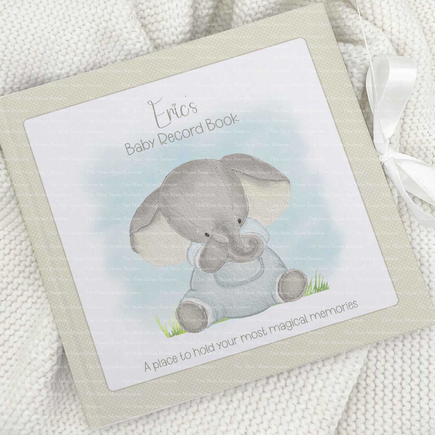 Elephant Eric - Baby Record Books