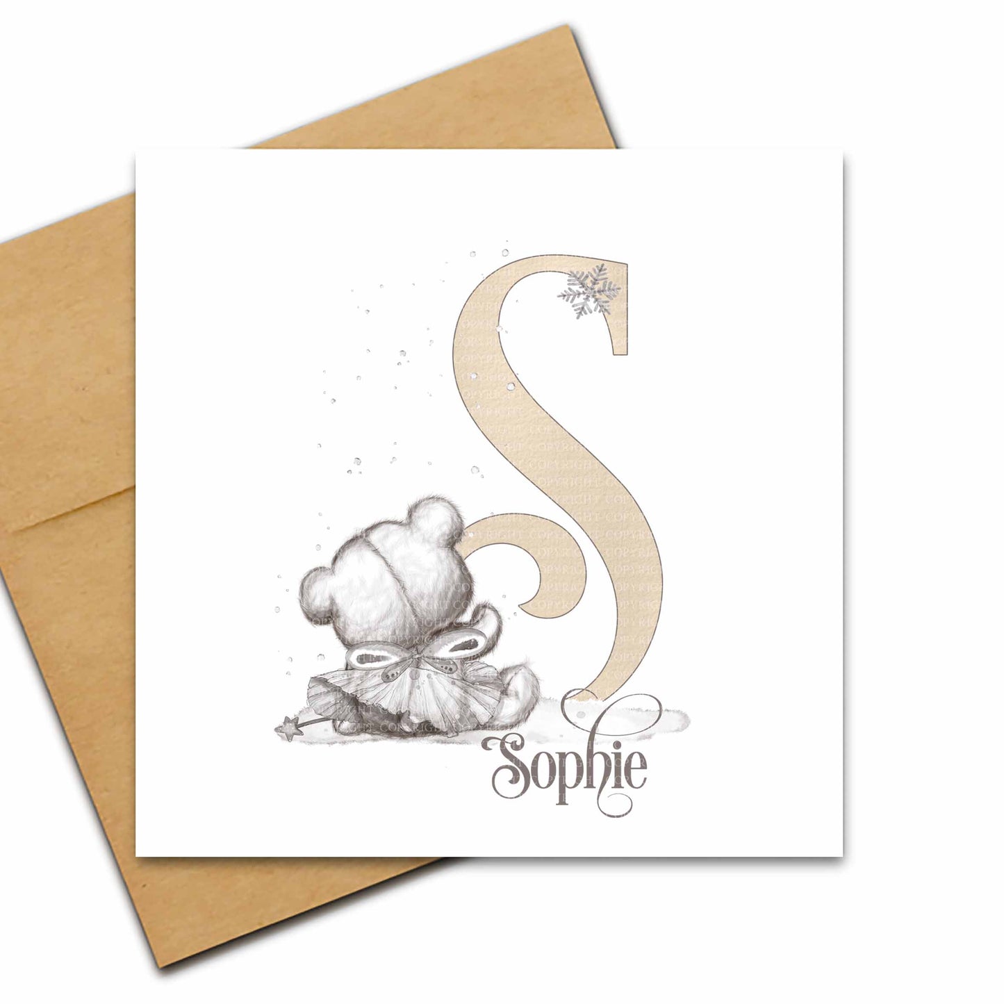 Fairy Christmas Bear Alphabets
