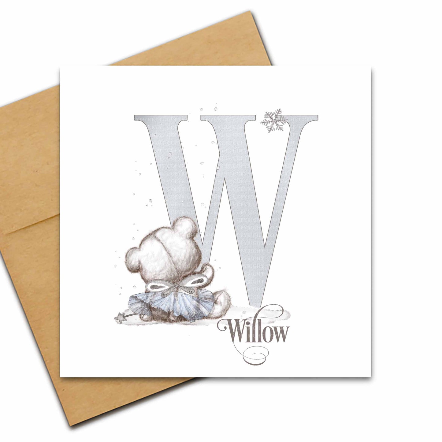Fairy Christmas Bear Alphabets
