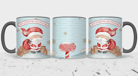 Father Christmas North Pole Matching Mugs
