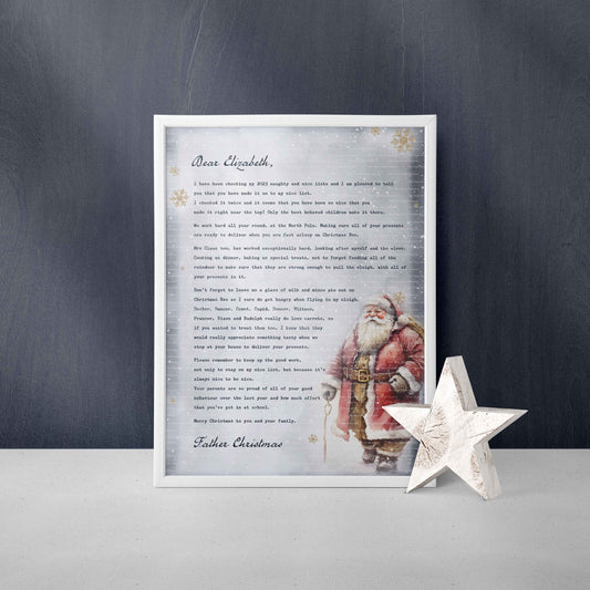 Father Christmas Letters - Navy