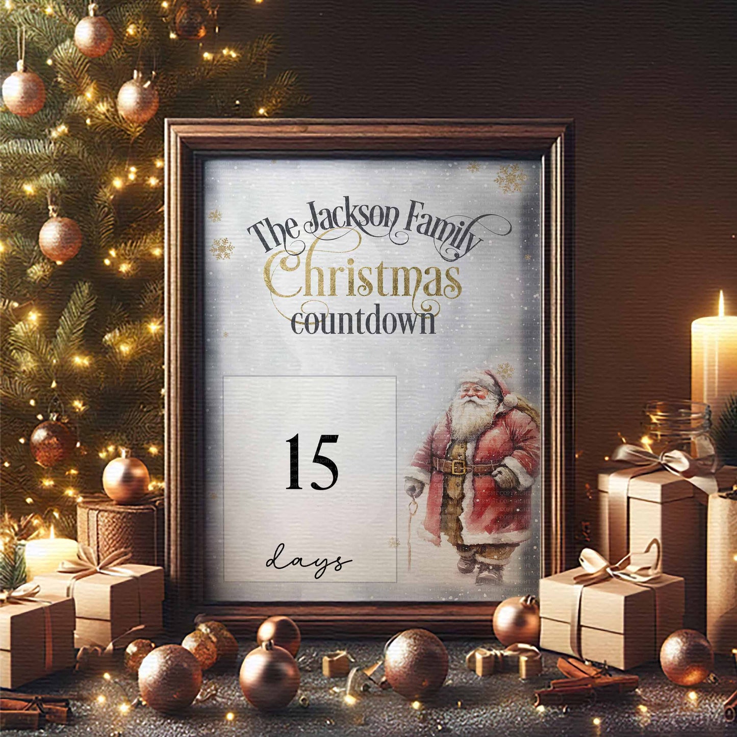 Father Christmas Letters - Navy