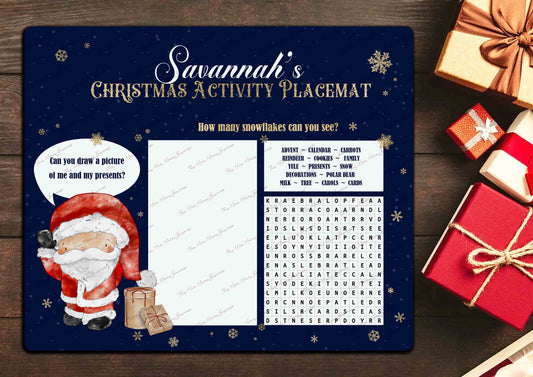 Christmas Activity Placemats