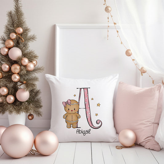 Pink Girl Gingerbread Alphabet