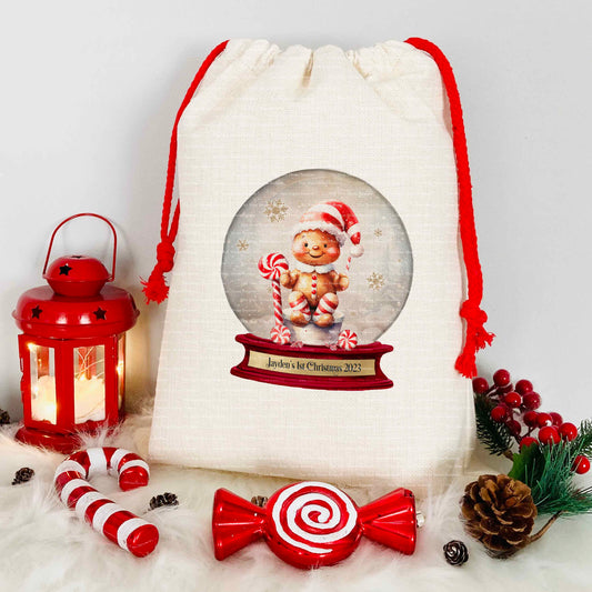 Christmas Gingerbread Snowglobe