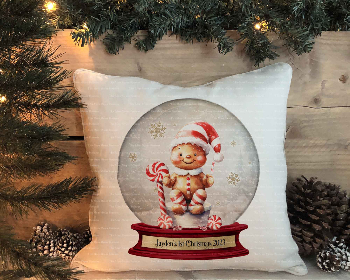 Christmas Gingerbread Snowglobe