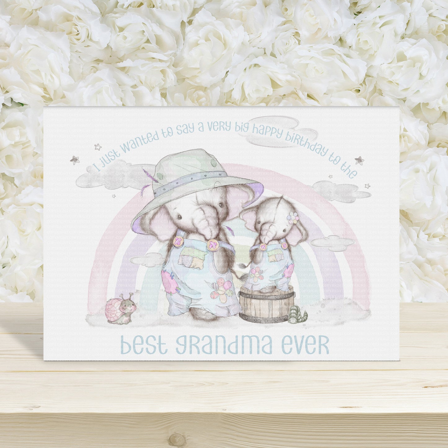 Grandma Nelephant Rainbows