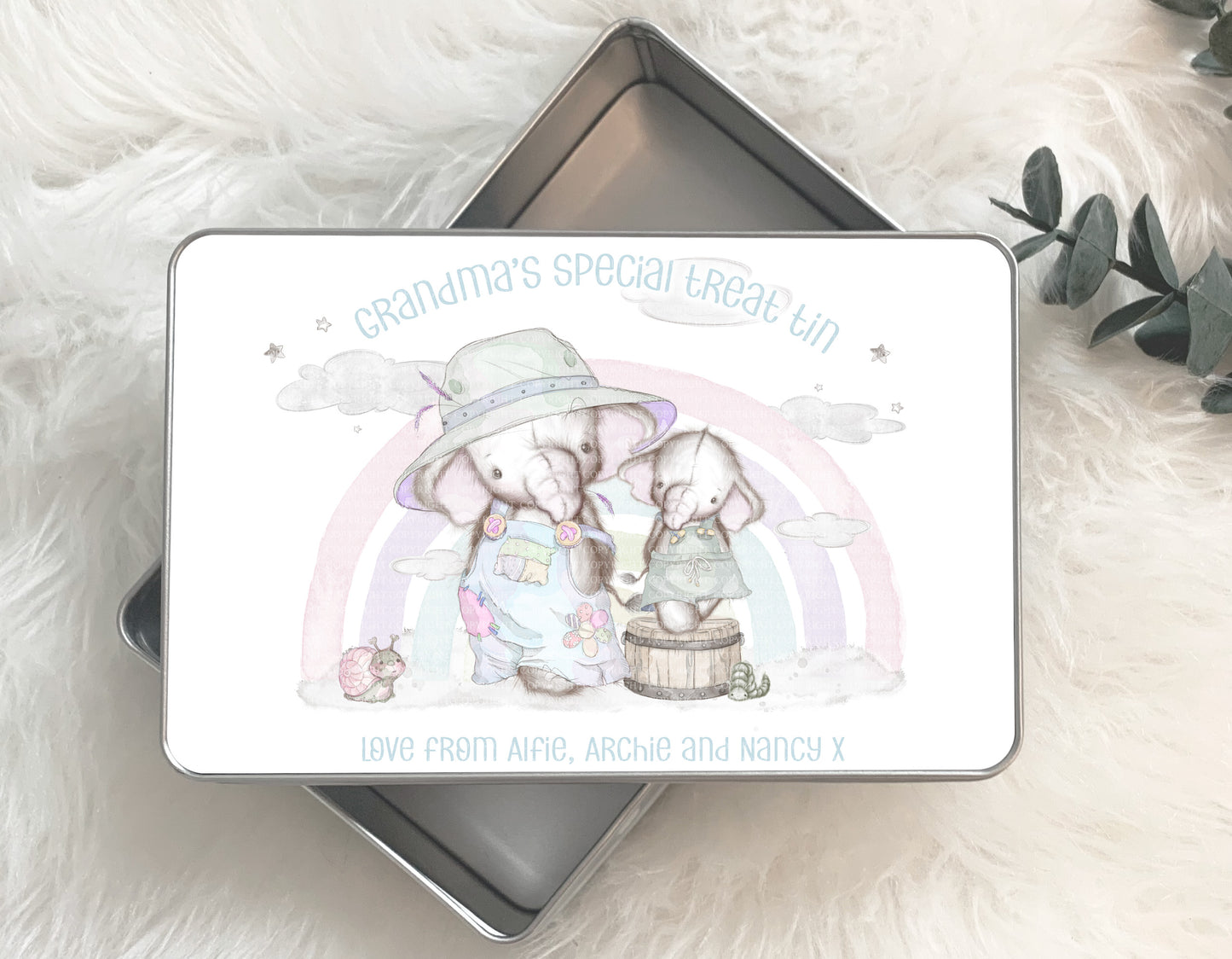 Grandma Nelephant Rainbows